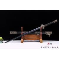 经典铜装诸刃鱼皮唐剑