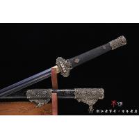 经典铜装诸刃鱼皮唐剑