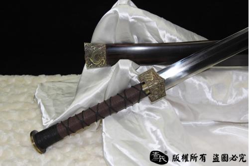 汉战圣剑-高端收藏兼实战剑-砍铁削纸