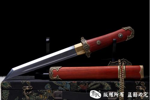 经典简装短唐刀-红木款