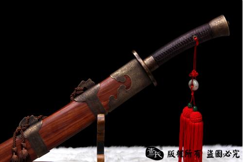 百炼钢单刀-铜加厚版-硬刀