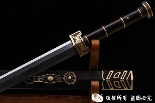 黑檀如意剑-百炼钢八面