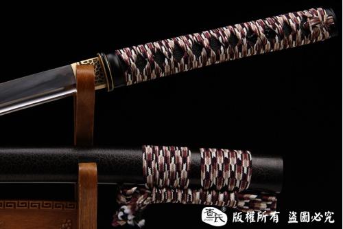 风雪打刀-T10烧刃，柄绳可以换颜色