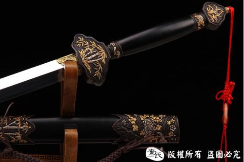 四君子-精品镀金银梅兰竹菊剑