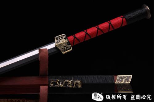 实惠红木八面汉剑-百炼钢可以砍铁