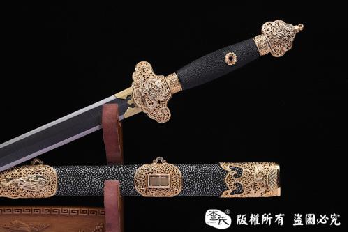 天梯纹乾隆佩剑 查长伟作品