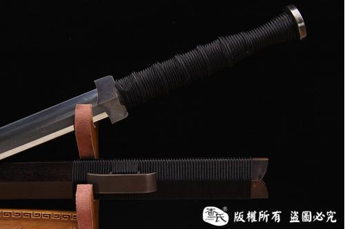 最经典素装八面凹槽汉剑 查长伟作品