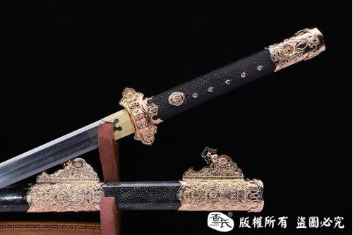 镀金鱼皮精品唐剑 查长伟作品