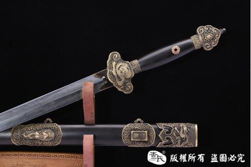 羽毛纹镂空清剑