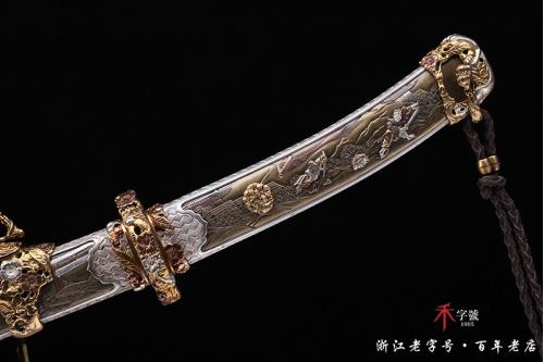 极品全手工雕刻太刀 本套已售