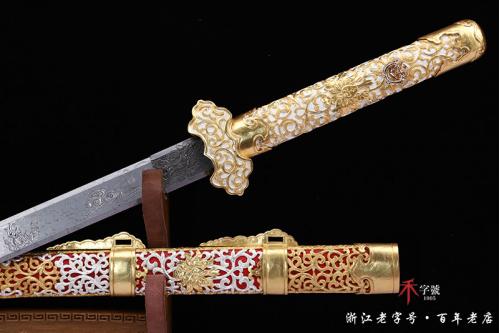 纯陨铁唐剑-罕见陨石维斯台登纹-现货- 天铁纯结构 玄铁