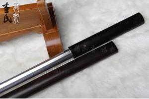 牛角檀木小八面剑-精品收藏