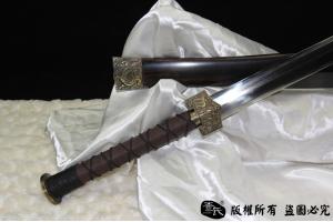 汉战圣剑-高端收藏兼实战剑-砍铁削纸