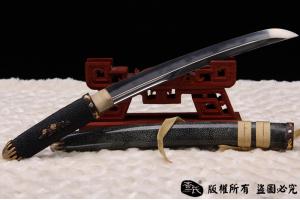 珍珠鱼皮樱花短刀-百炼钢烧刃款