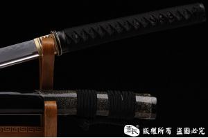 珍珠鱼皮打刀-T10敷土烧刃