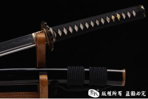 铁装地肌钢烧刃打刀