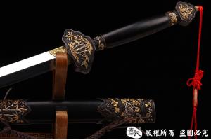 四君子-精品镀金银梅兰竹菊剑