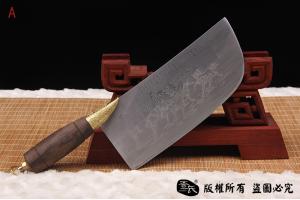 圆头不锈钢夹钢菜刀