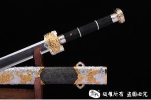 龙传奇 三枚合工艺 冰裂纹宝剑 查长伟作品