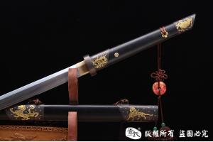 传统包铜四圣兽诸刃唐剑