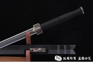 经典回纹瓦面汉剑 查长伟作品