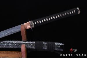 陨铁武士刀-中国壹号-天铁，陨石，玄铁武士刀打刀Katana
