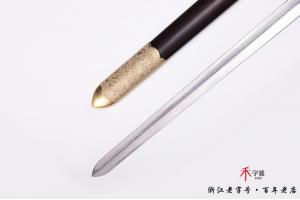 紫檀木百炼钢武术剑