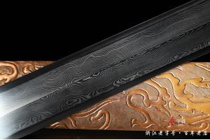 西汉镂空错银铁剑-高难度一体-孤品