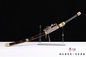 龙纹大太刀-烧直刃