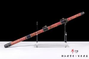 石纹雕刻素装唐横刀-水墨传世版本