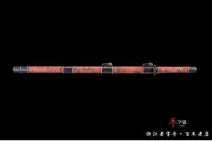 石纹雕刻素装唐横刀-水墨传世版本